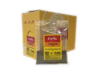POIVRE NOIR MOULU - Espig - 20x100g